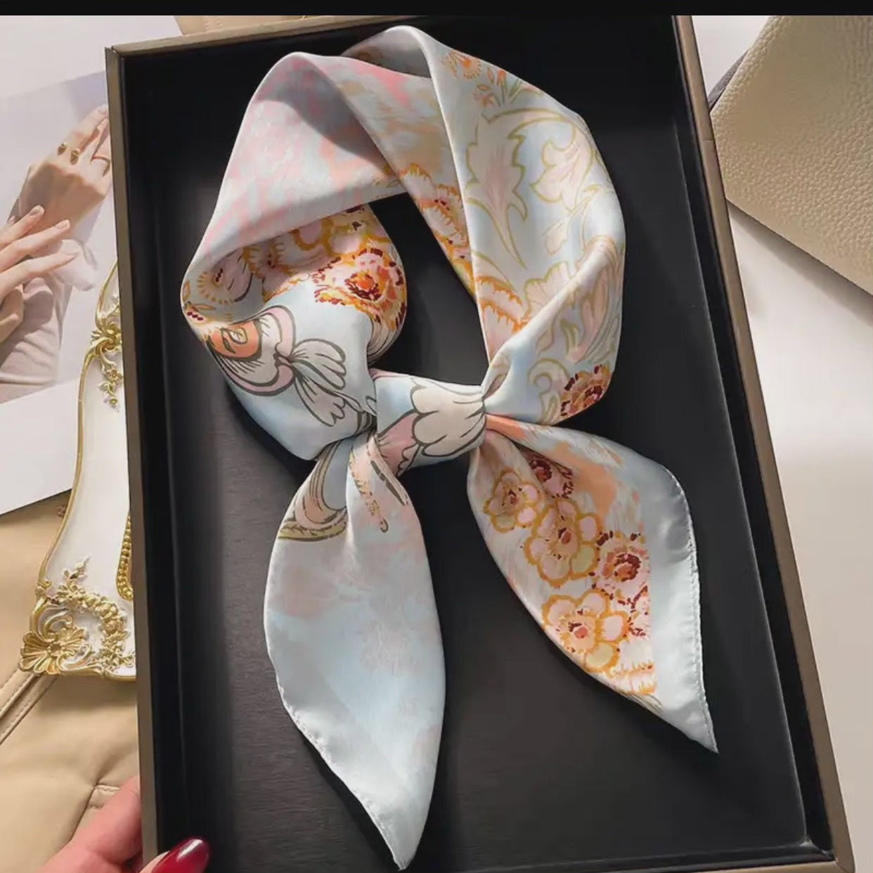 Maliben | Silk Square Scarf