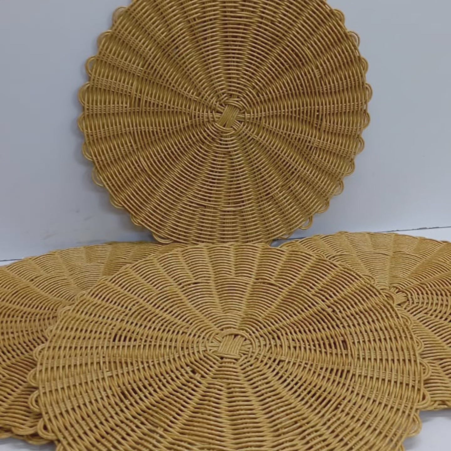 Maliben 6-piece Set Thicker Rattan Table Set