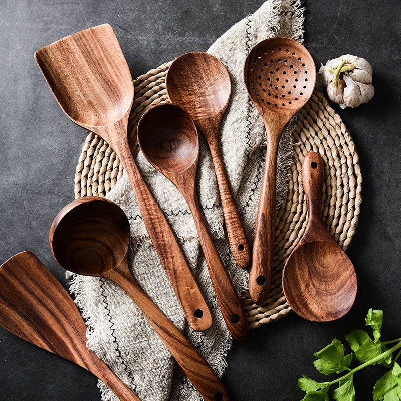 Maliben | AcaciaLuxe – Versatile Kitchen Set with Natural Elegance