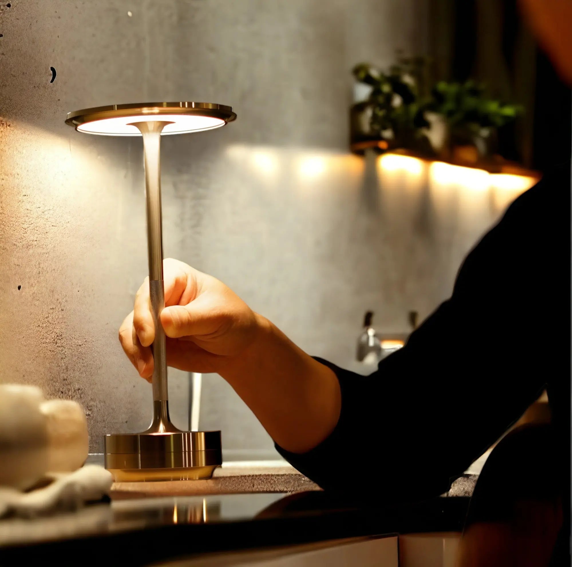 Maliben | Elegant Wireless Table Lamp With Touch Control And Changeable Light Colors
