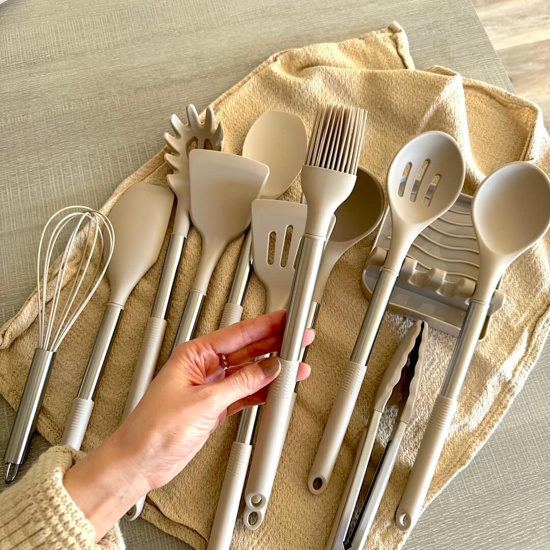 Maliben | Lyon Silicone Kitchen Utensils Set