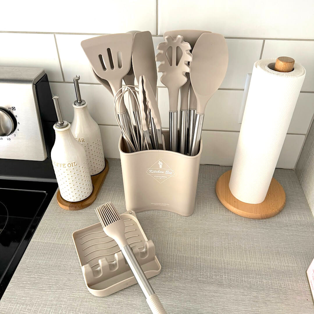 Maliben | Lyon Silicone Kitchen Utensils Set