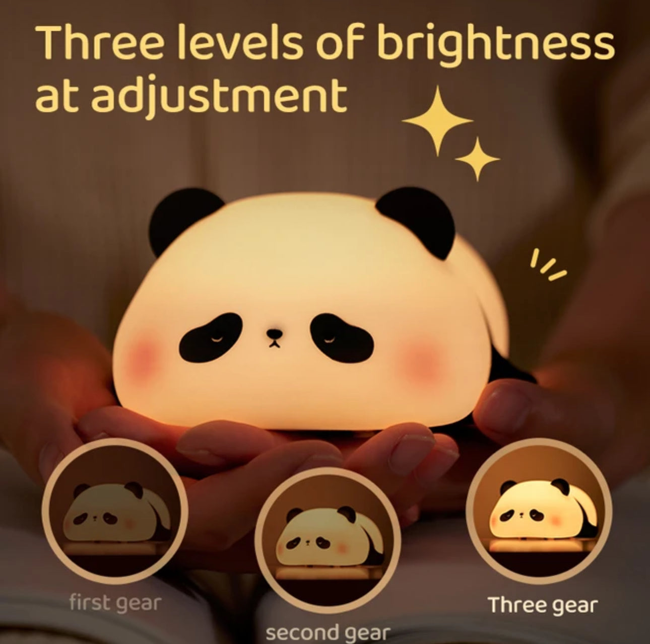 Maliben | Cuddlepanda Night Light - Colorful Led Panda For Children