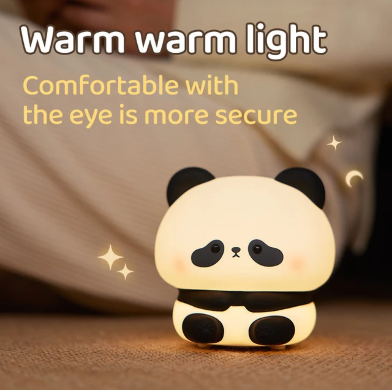 Maliben | Cuddlepanda Night Light - Colorful Led Panda For Children