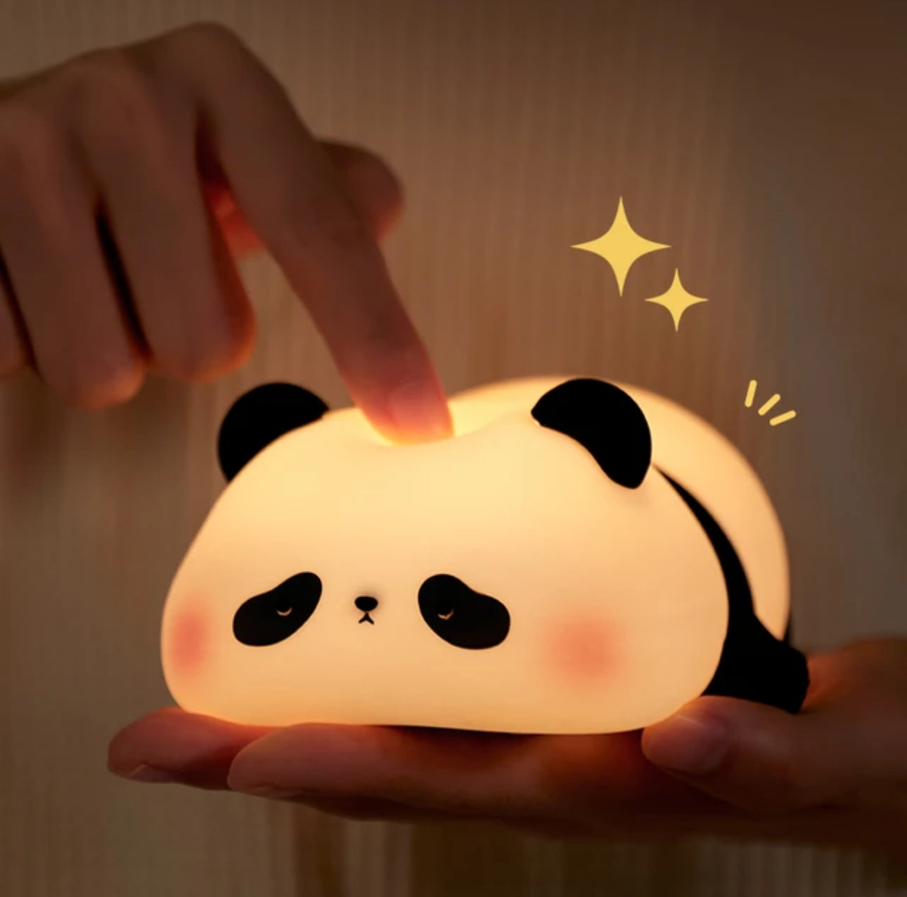 Maliben | Cuddlepanda Night Light - Colorful Led Panda For Children
