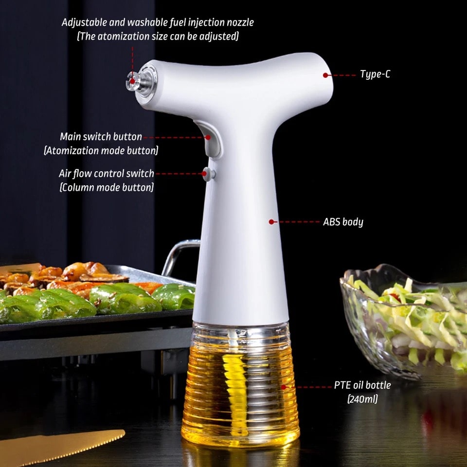 Maliben | Duospray - Luxury 2-In-1 Oil Dispenser For Cooking