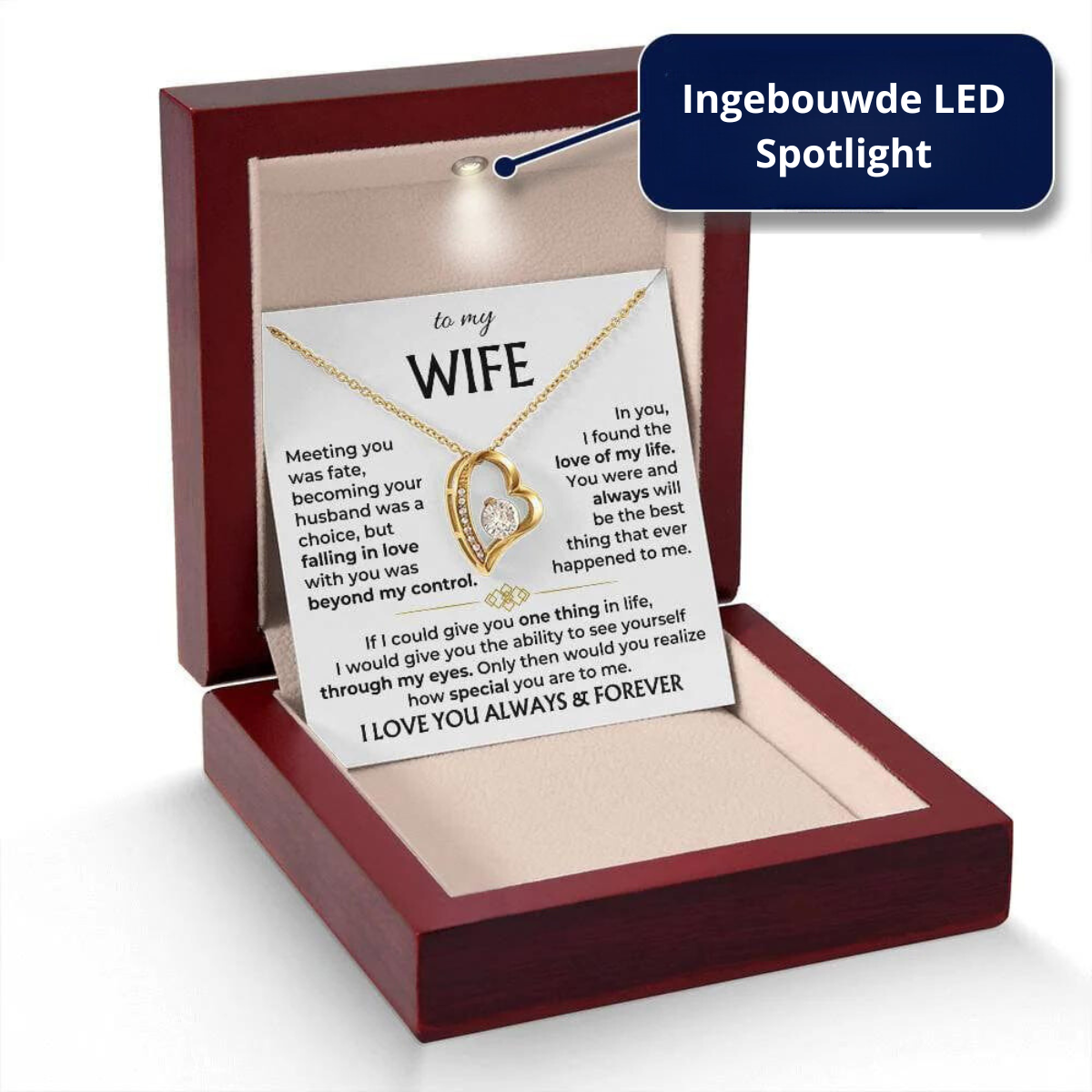 Maliben | Diamond Love - Loving Necklace For Your Beloved Wife