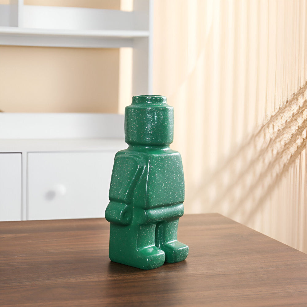 Maliben | Masoned Plant Pot In Robot Design