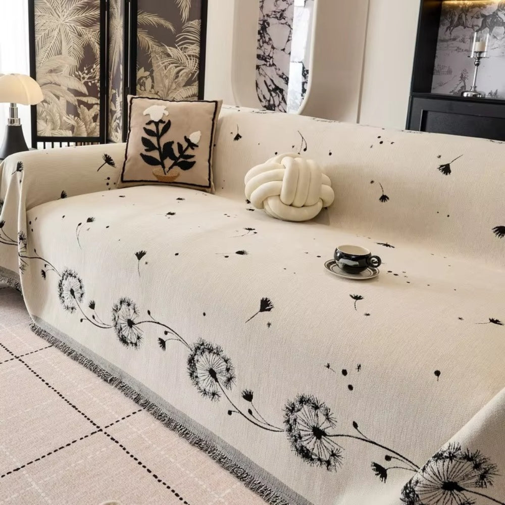Maliben | Japandi Dandelion Puff Sofa Cover