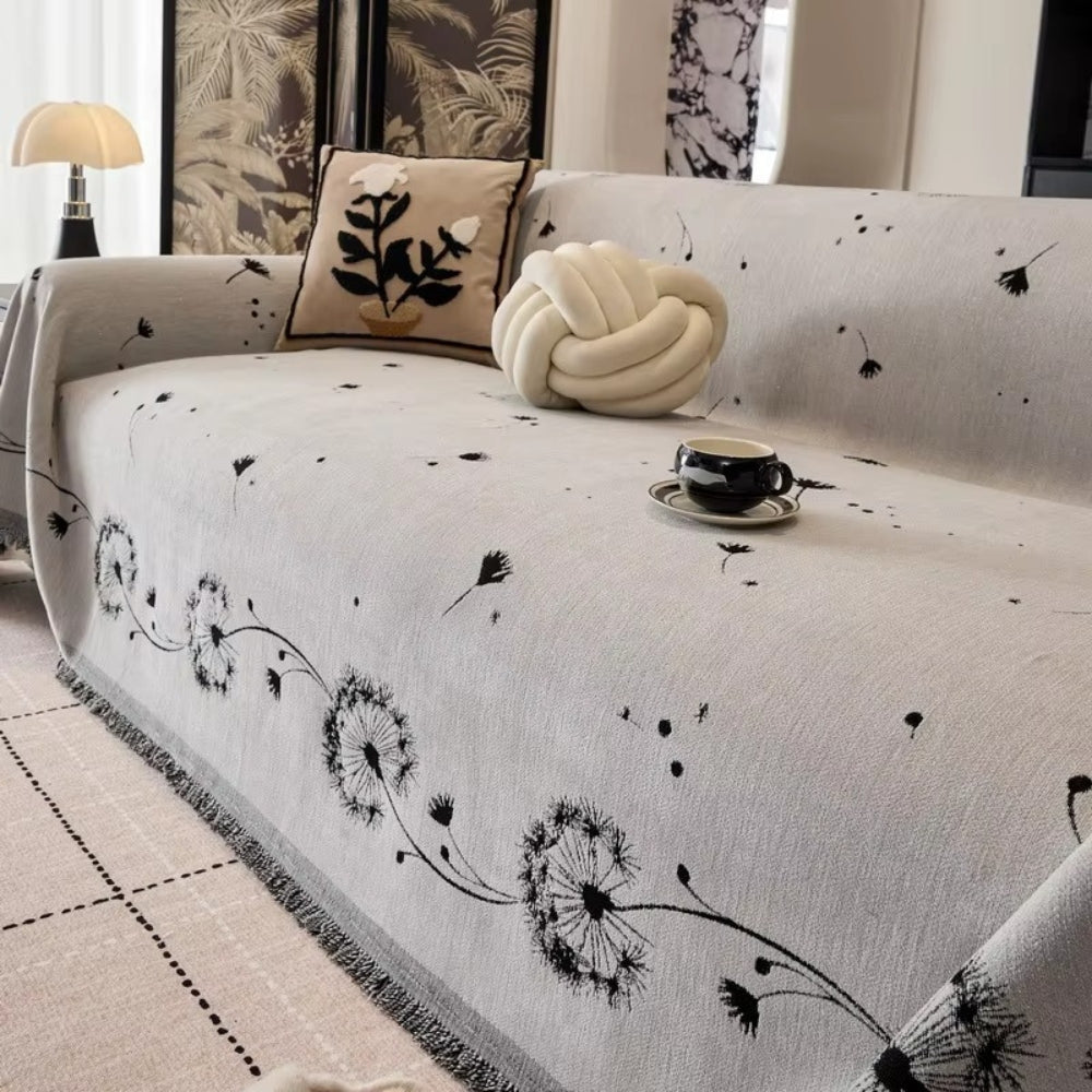Maliben | Japandi Dandelion Puff Sofa Cover