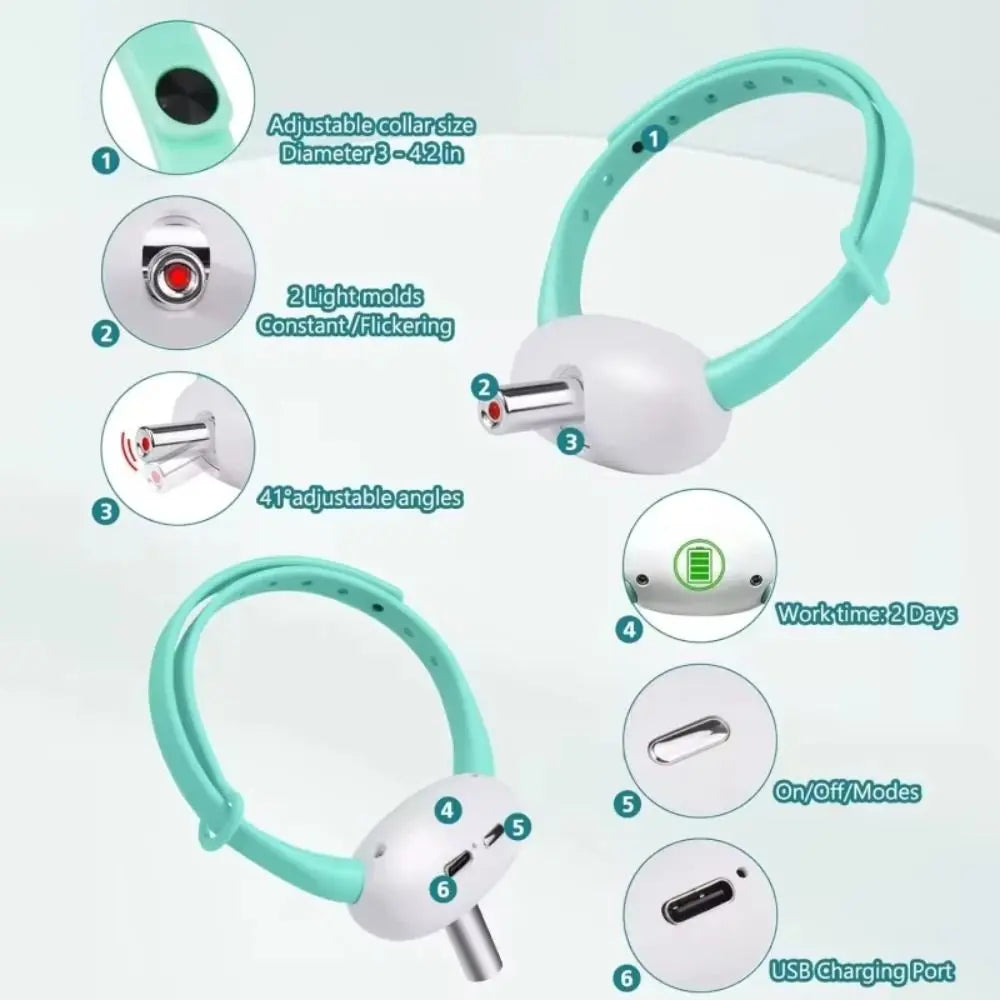 Maliben | Cat Collar Laser Light Toy – Endless Fun for Your Cat