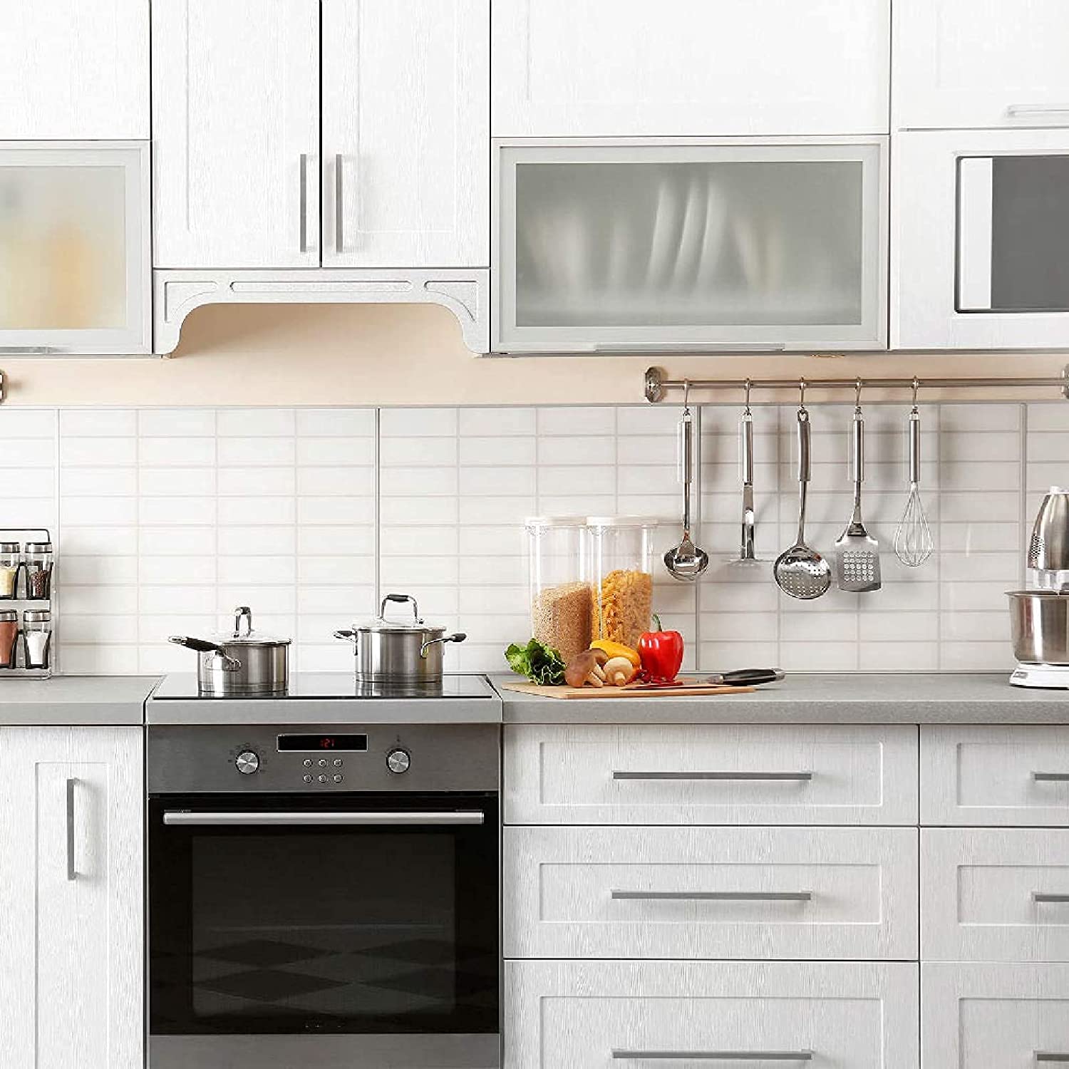 Maliben | Kitchen cabinet pulls brushed nickel stainless steel cabinet handles
