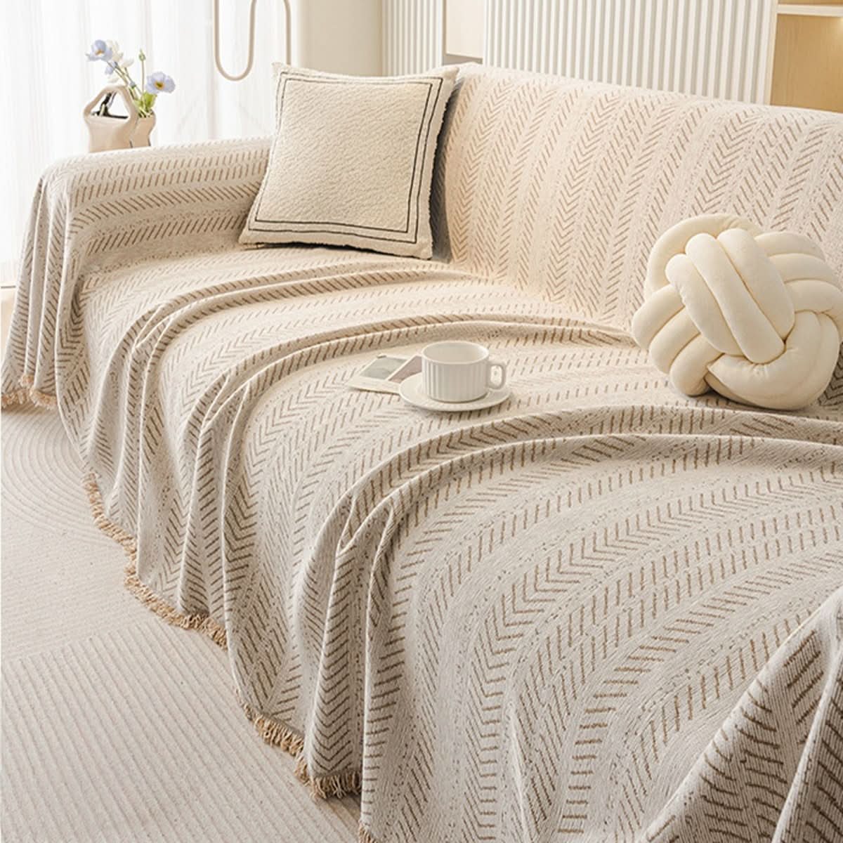 Maliben | Scratch-resistant & washable sofa cover made of chenille