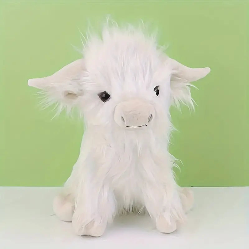 Maliben | Cozycow | Let Cuddles Warm The Heart - Plush Highland Cow Stuffed Animal