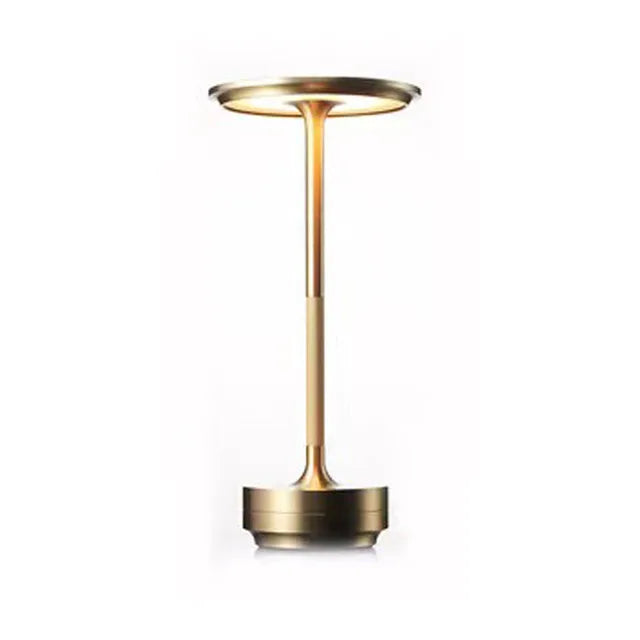 Maliben | Industrial Dimmable Lamp With Rustic Design – Silver & Gold
