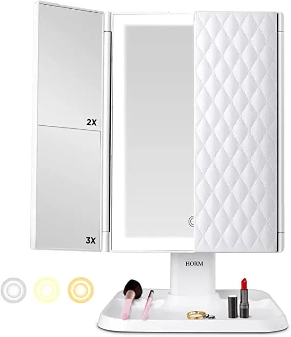 Maliben | Led-Makeup Mirror With Adjustable Lighting And Magnification