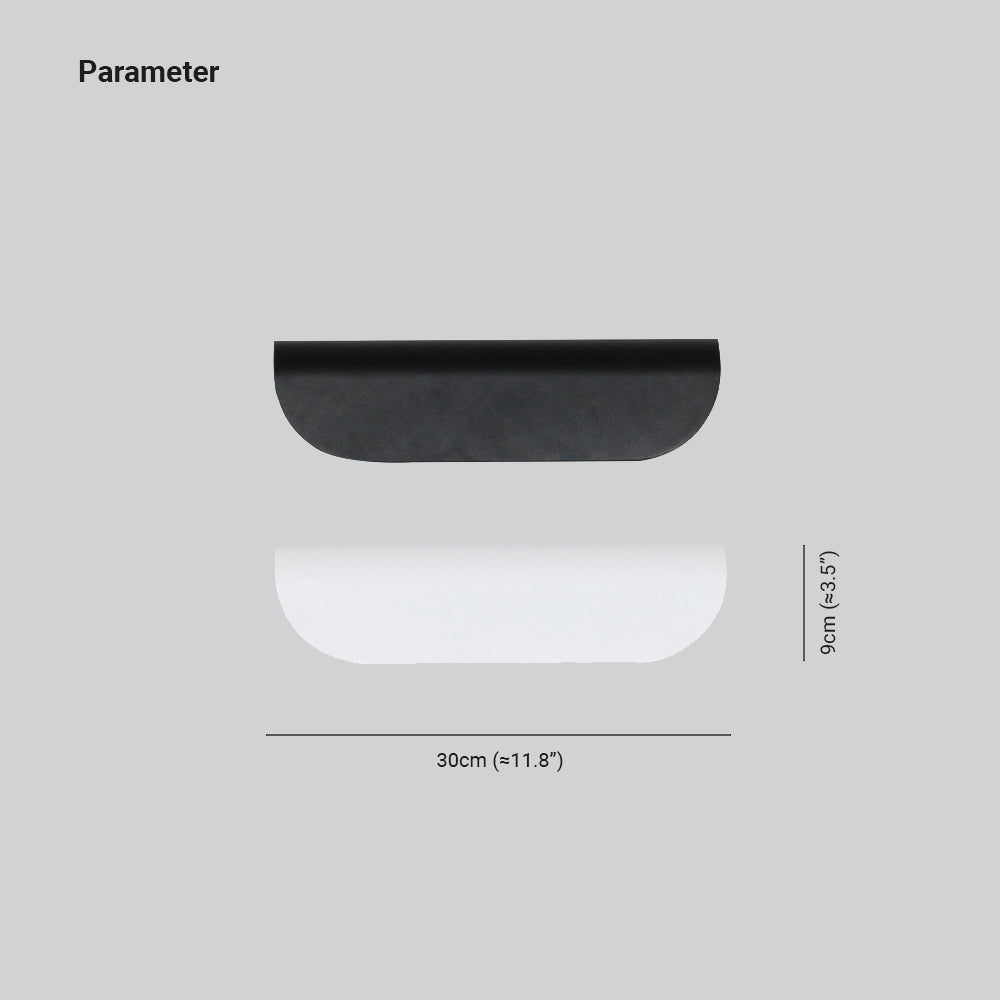 Maliben | Modern Waterproof Curved Outdoor Wall Lamp