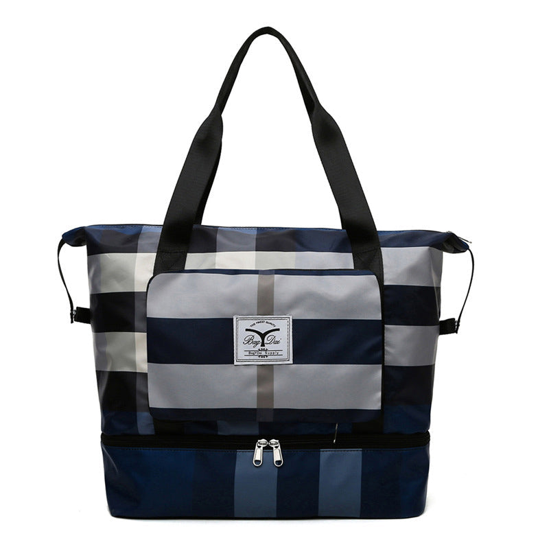 Maliben | Checked Travel Bag With Large Capacity