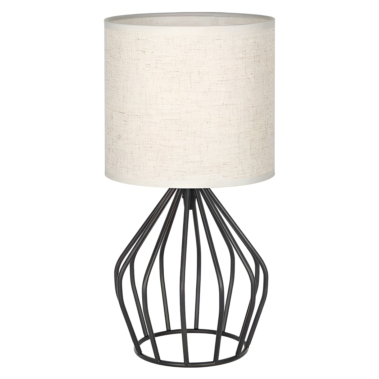 Maliben | Elegant Table Lamp With Linen Shade And Metal Base – Perfect Lighting