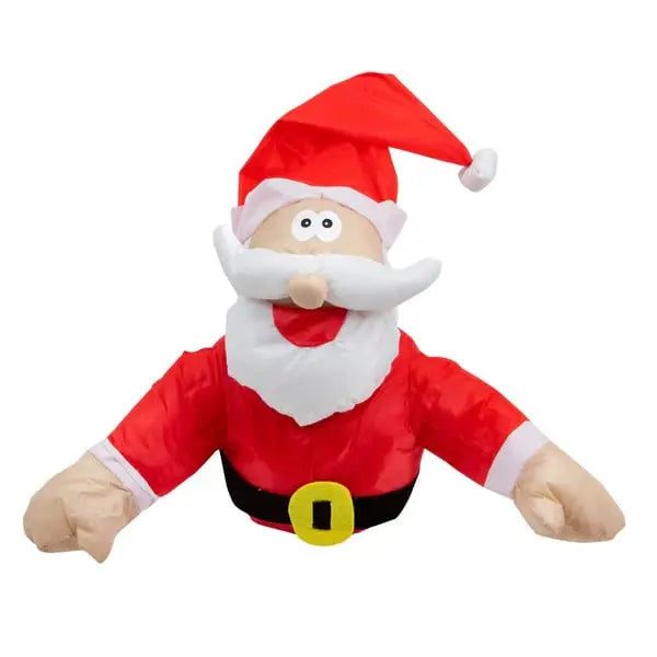 Maliben | Cheerful Christmas Window Figure Clausklap – Moving, Sound Activated Decoration