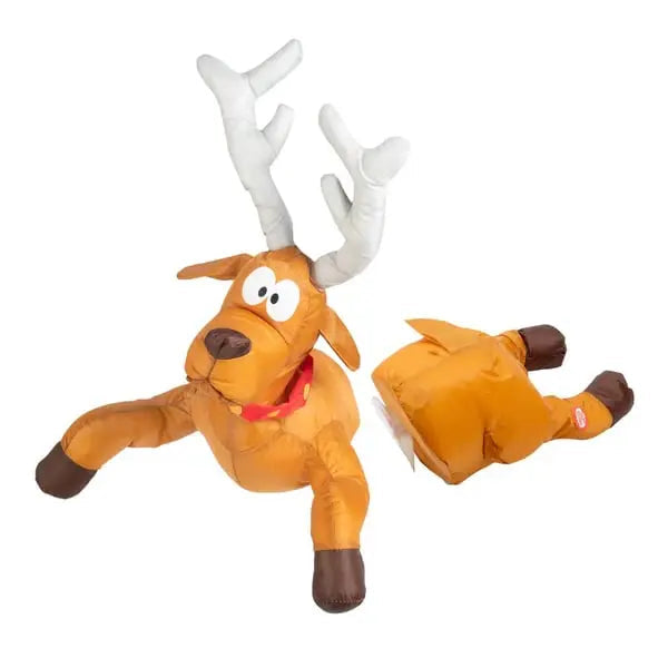 Maliben | Cheerful Christmas Window Figure Clausklap – Moving, Sound Activated Decoration