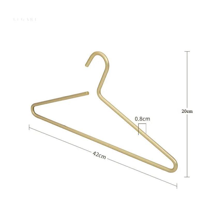 Maliben | Luxury Anti-Slip Clothes Hanger - Stylish Solid Matte Coat Hangers For Long Lasting Use - (5 Per Set)