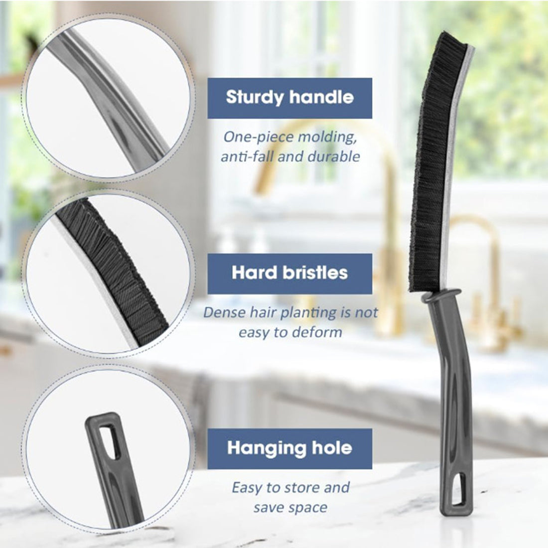 Maliben | Gap Corner Long Handle Cleaner Brush