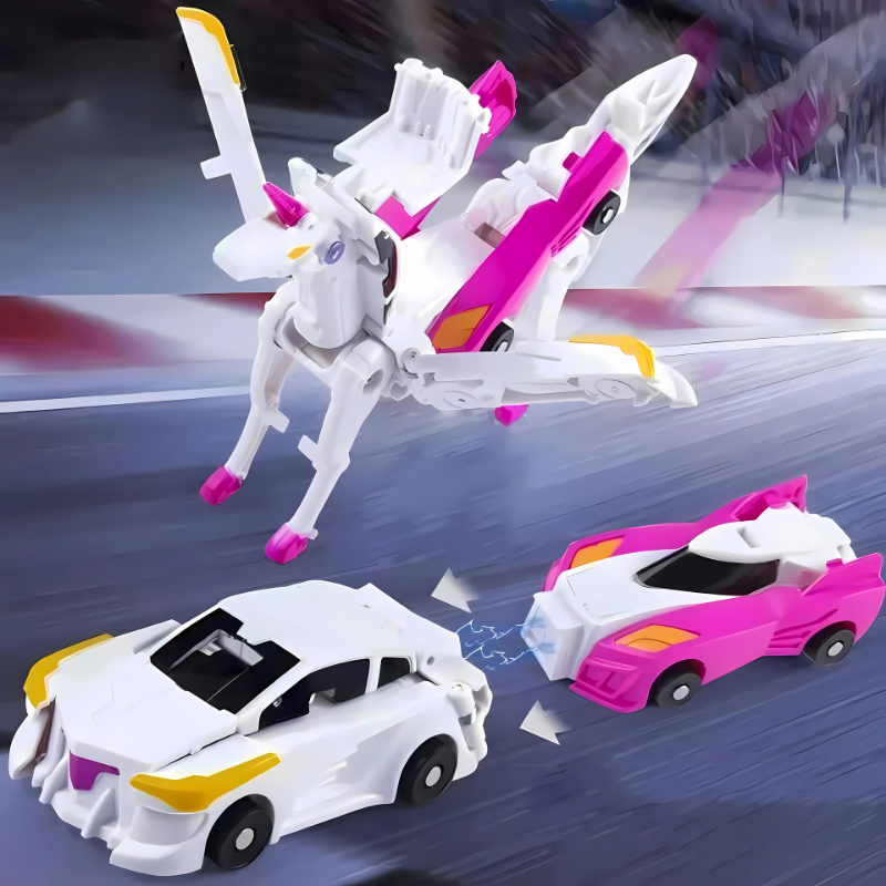 Maliben | Magnetic Unicorn Transformation Cars
