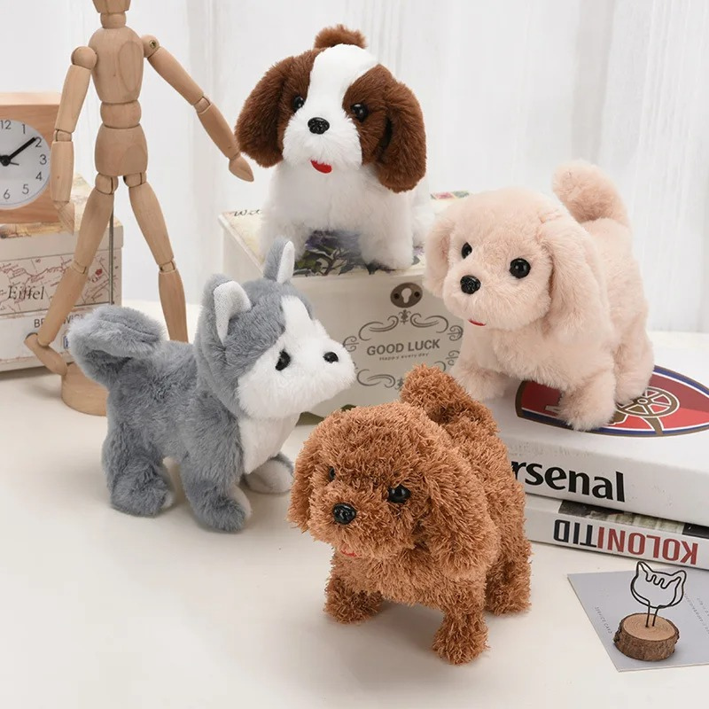 Maliben | Puppypal | Interactive Plush Dog For Children With Movement And Sound, Soft And Cuddly