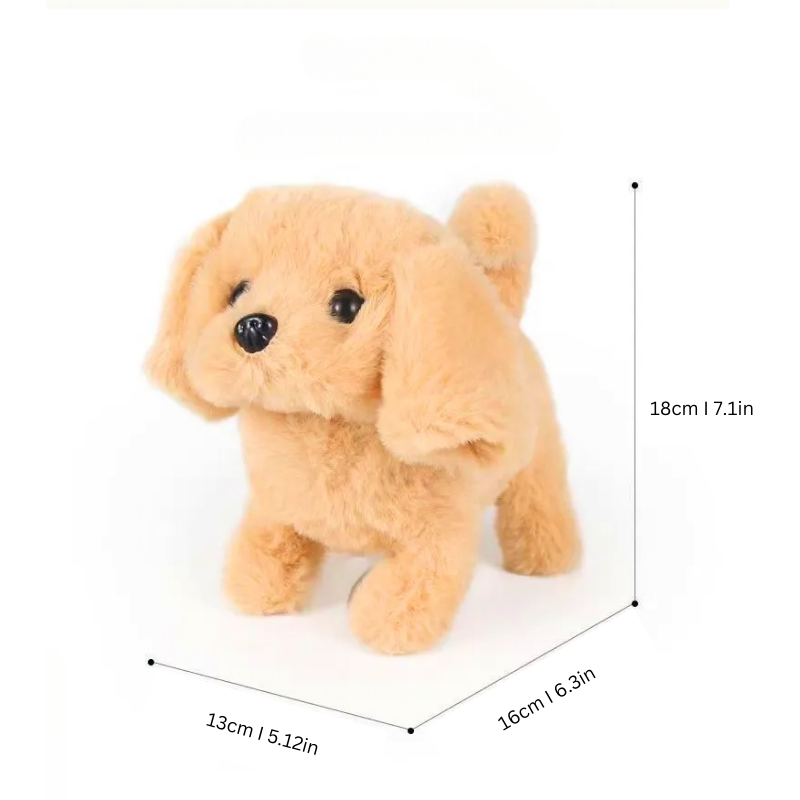 Maliben | Puppypal | Interactive Plush Dog For Children With Movement And Sound, Soft And Cuddly