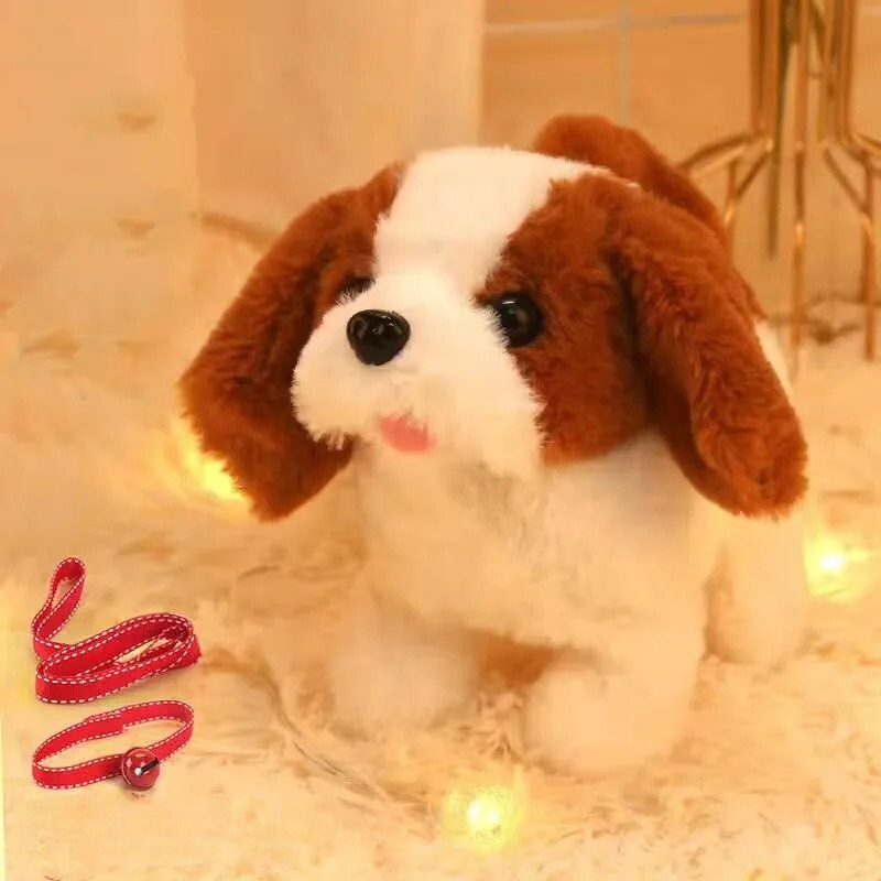 Maliben | Puppypal | Interactive Plush Dog For Children With Movement And Sound, Soft And Cuddly