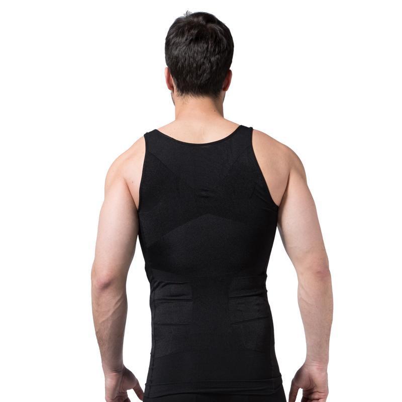 Maliben Men's Slimming Body Shaper Vest — Compression Undershirt