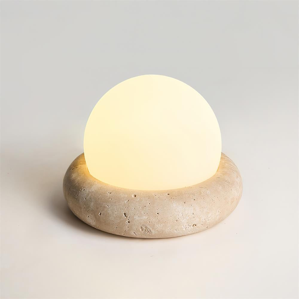 Maliben | Travertine Table Lamp