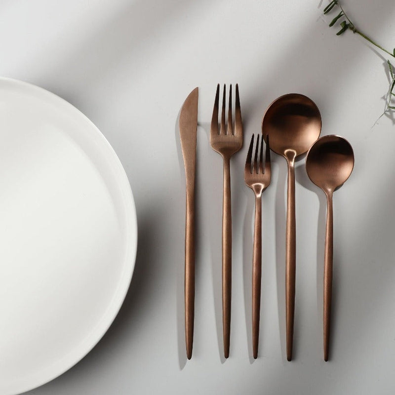 Maliben | Modern Luxe Cutlery Set Of StaInless Steel in Stylish Colors