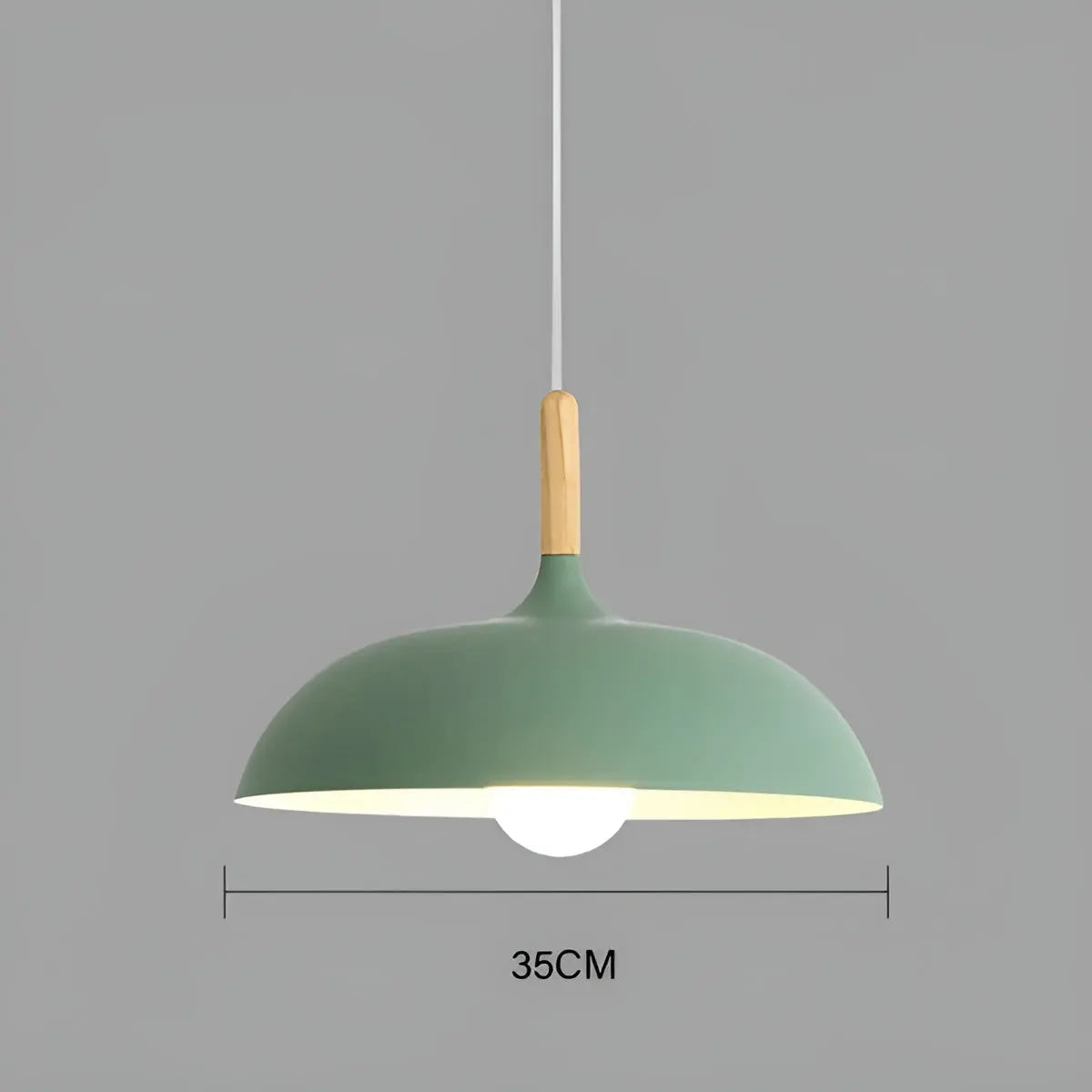 Maliben | Scandinavian Elegance: Luxury Oak Ceiling Lamp With Led Lighting