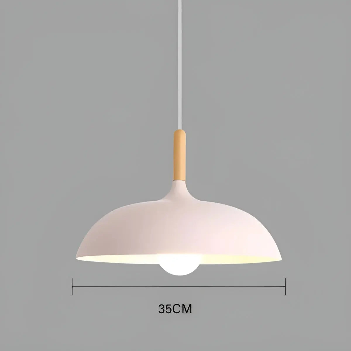 Maliben | Scandinavian Elegance: Luxury Oak Ceiling Lamp With Led Lighting