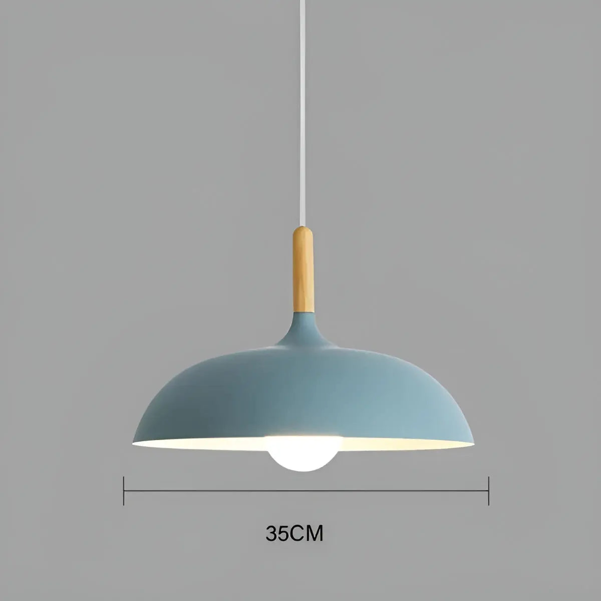 Maliben | Scandinavian Elegance: Luxury Oak Ceiling Lamp With Led Lighting