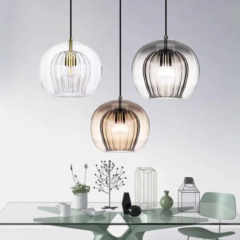 Maliben | Glasselegance Pendant Light - Modern Contemporary Hanging Light