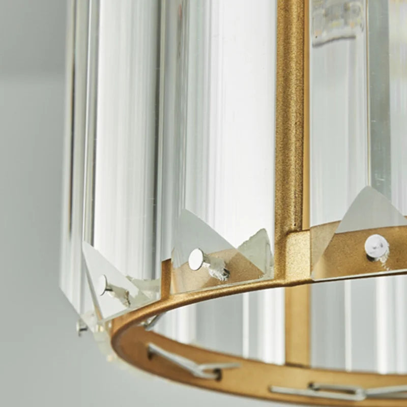 Maliben | Luxeglow Sparklelamp - Elegant K9 Crystal Pendant Light