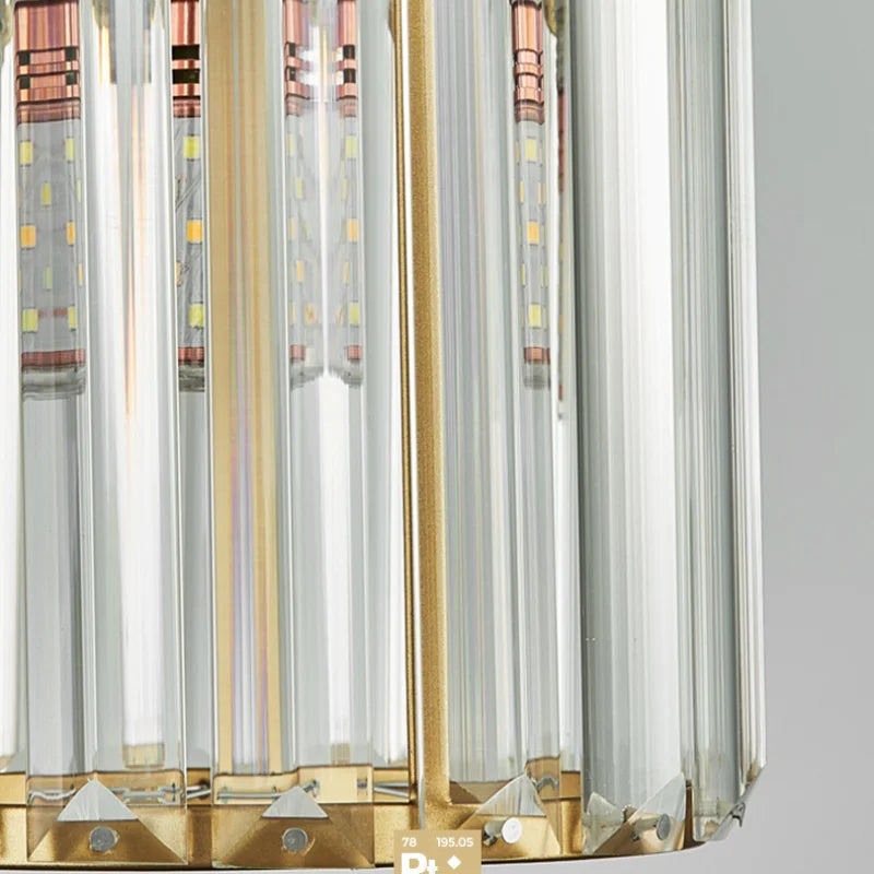 Maliben | Luxeglow Sparklelamp - Elegant K9 Crystal Pendant Light