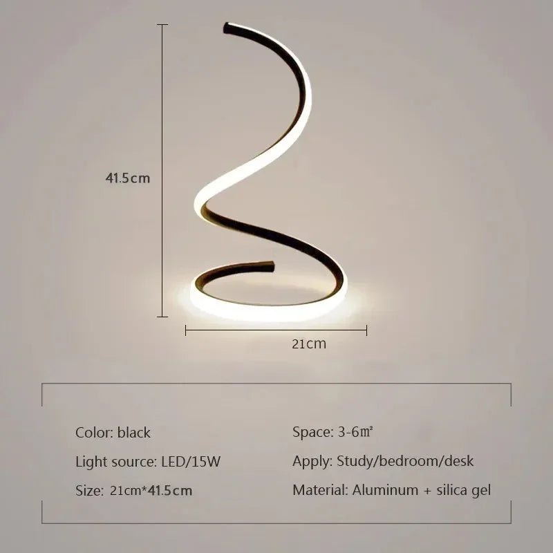 Maliben | Minimalist Led Table Lamp With Adjustable Shade - Stylish Lighting For Home