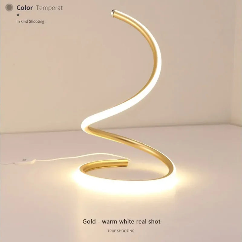 Maliben | Minimalist Led Table Lamp With Adjustable Shade - Stylish Lighting For Home