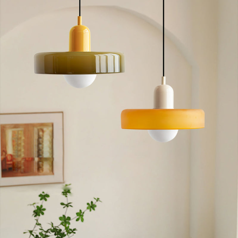 Maliben | Colored Glass Pendant Lamp - Baulume
