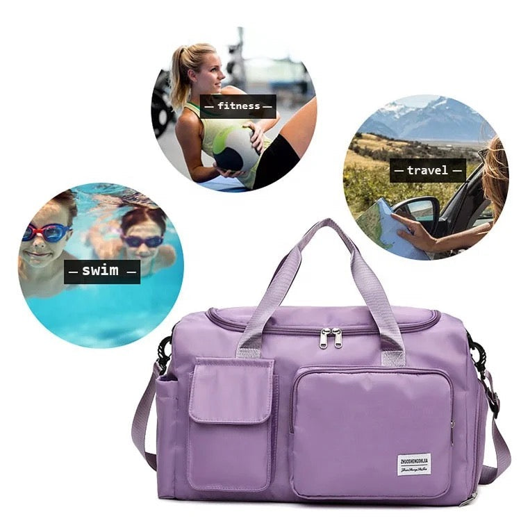 Maliben | Traventix Travel Bag With Multiple Compartments | Waterproof & Lightweight | Sports, Fitness & Weekend Bag For Men & Women