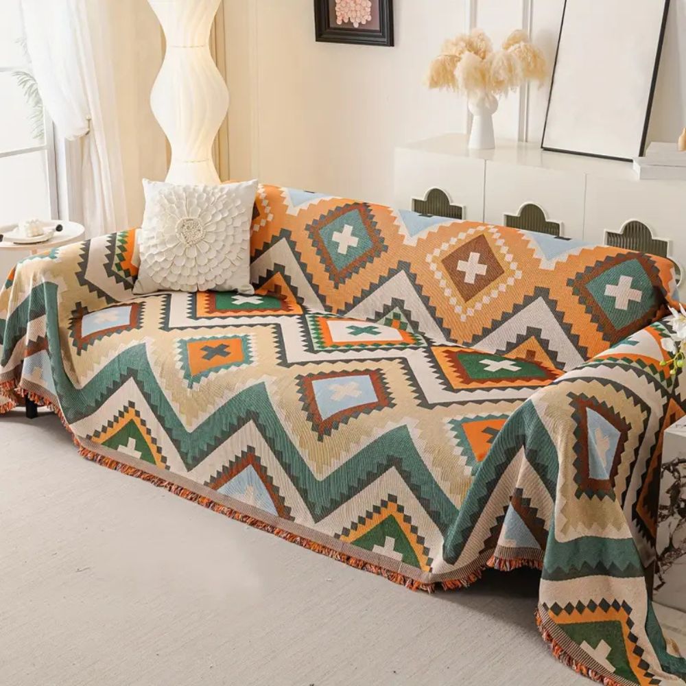 Maliben | Aztec Horizon Sofa Cover