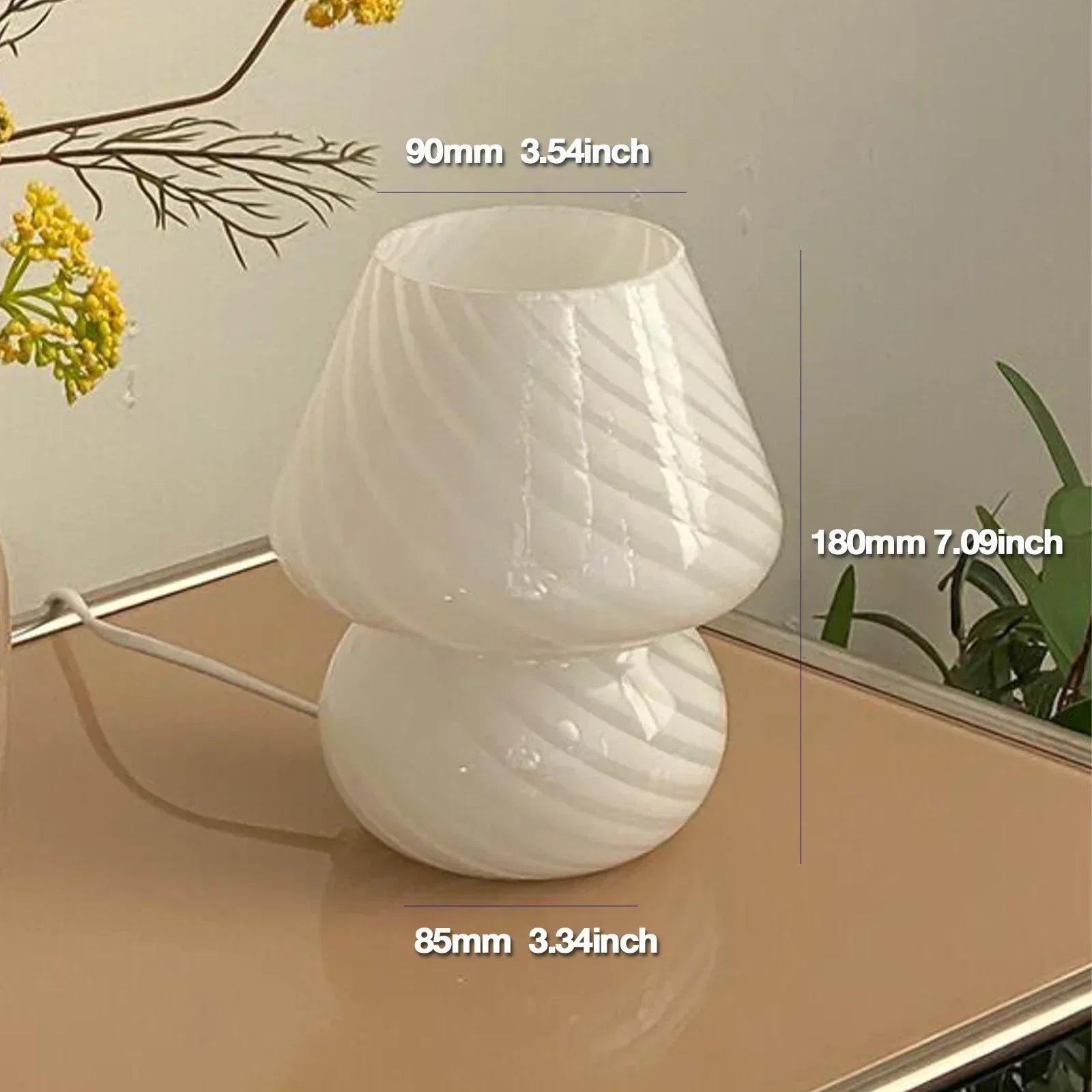 Maliben | Luxurious Murano Glass Table Lamp - Elegant And Unique