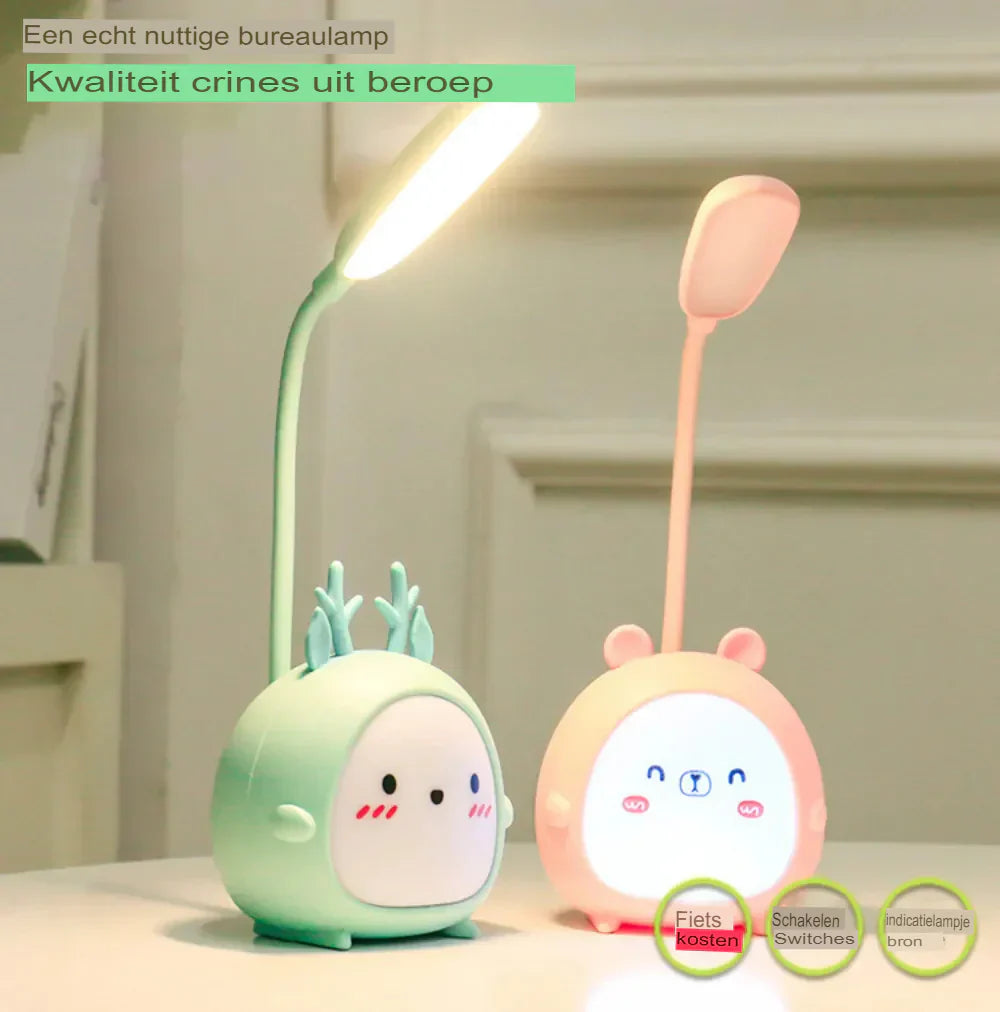 Maliben | Children's Reading Lamp With Eye Protection And Usb Night Light - Brightbuddy
