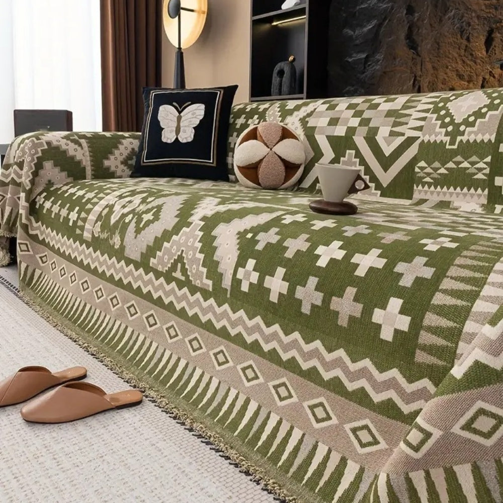 Maliben | Nomad Charm Weave Sofa Cover