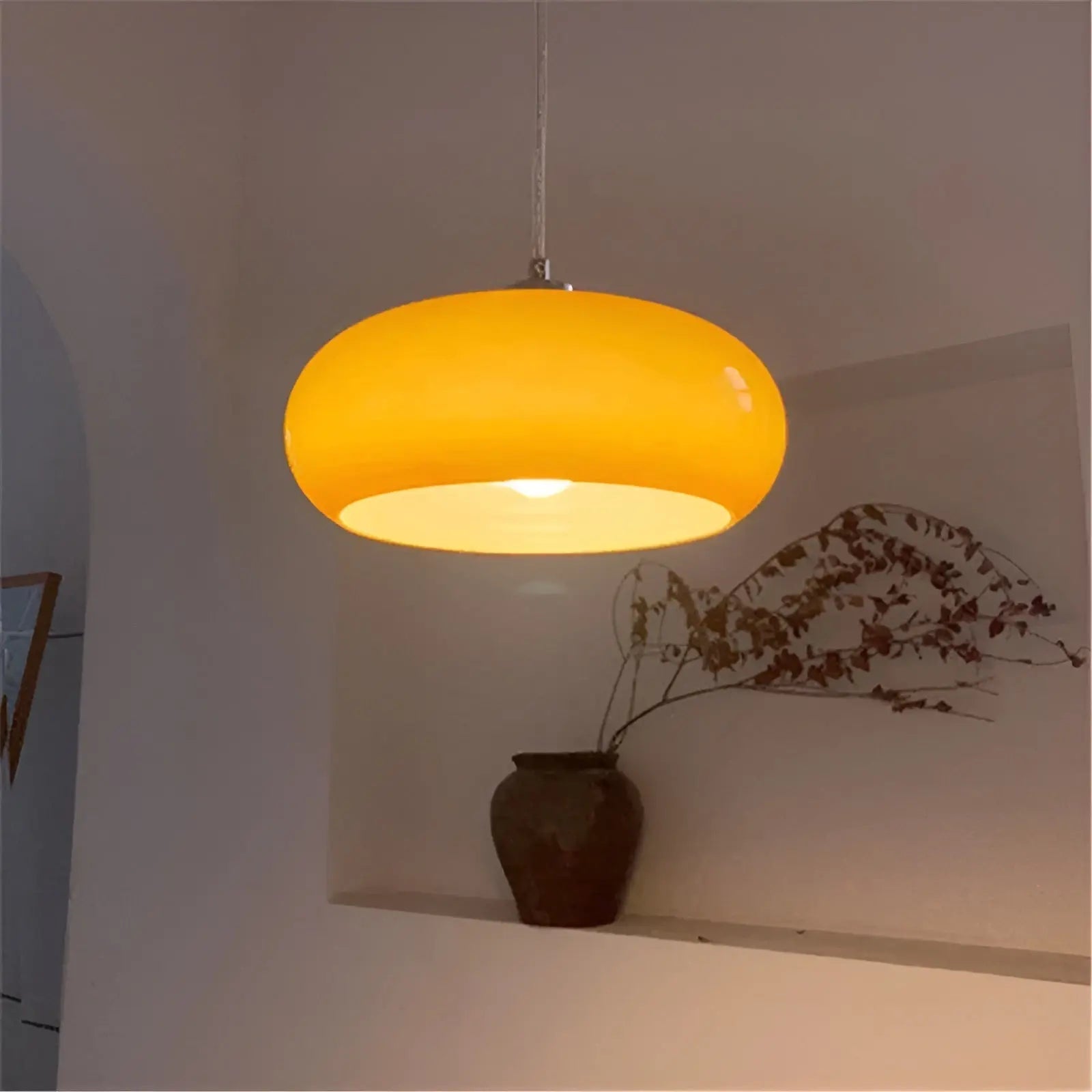 Maliben | Luxe Retro-Glass Pendant - Elegant Led Hanging Lamp