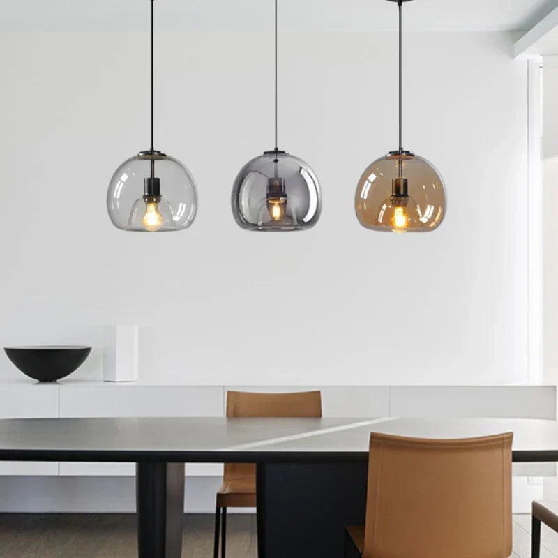 Maliben | Lumiglow Pendant Light - Contemporary Glass Hanging Lamp For Luxurious Interiors